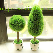 Plastic Material Artificial Bonsai Tree Small Potted Plant